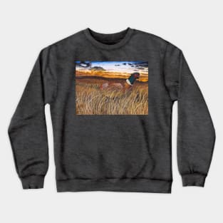 Pheasant at Sunset Crewneck Sweatshirt